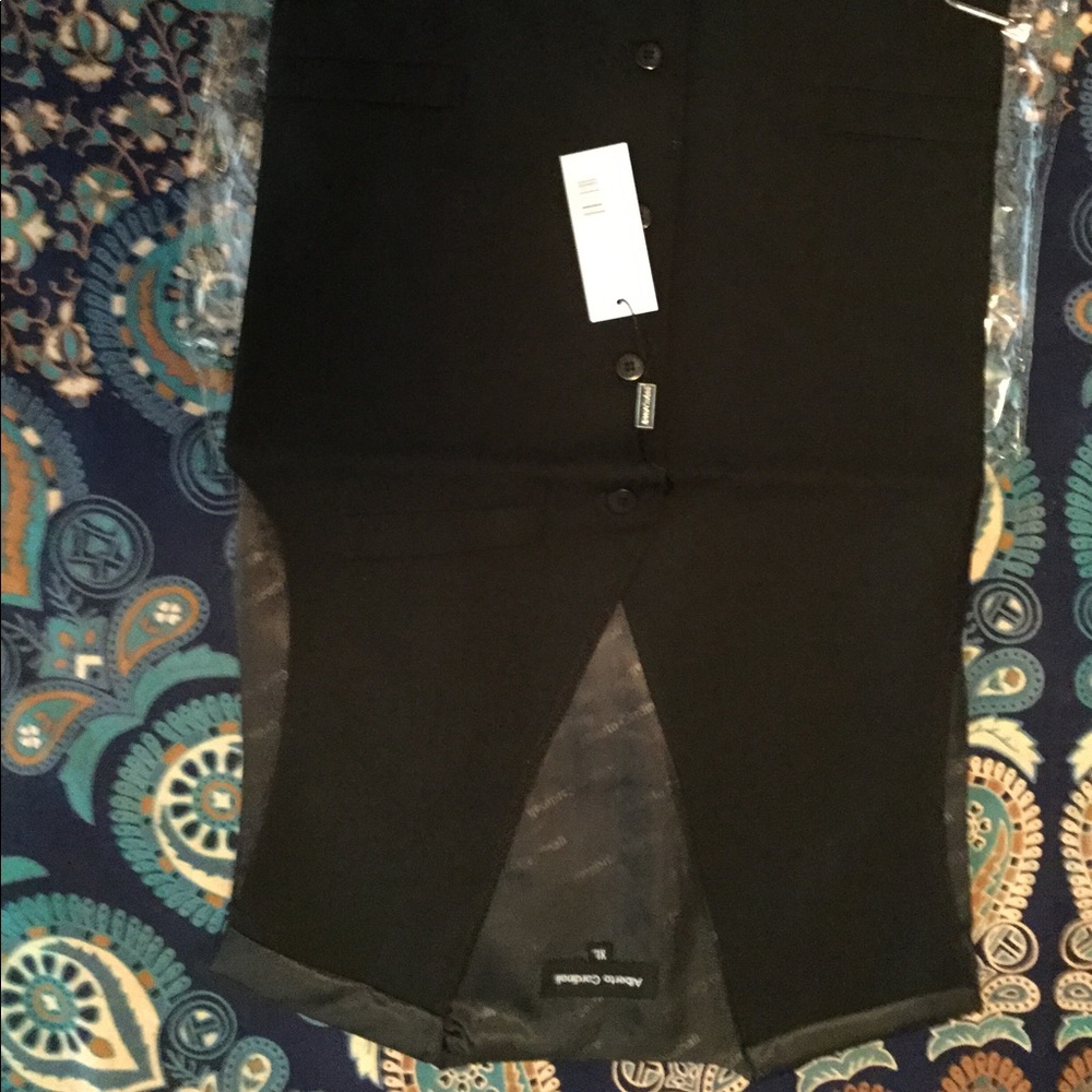 Alberto CardinalI vest (black) XL NWT